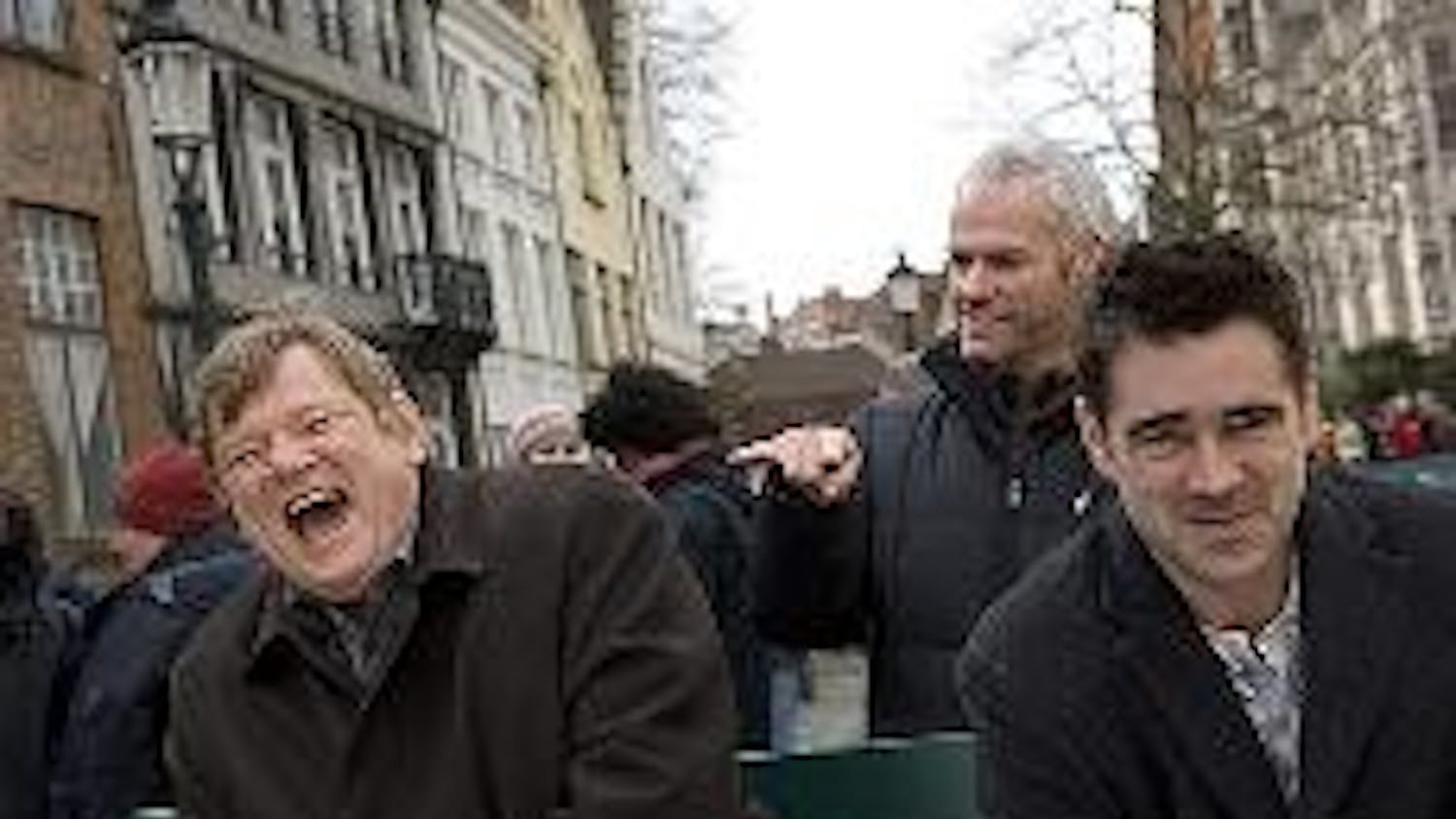 ONE HIT WONDER - Director Martin McDonagh directs legendary character actor Brendan Gleeson and recovering Hollywood star Colin Farrell in "In Bruges," which follows a set of Irish gangsters as they navigate the streets of a famous Belgian tourist town wh