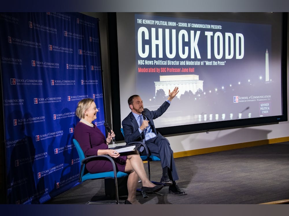 Chuck Todd Speaks At Au S School Of Communication The Eagle