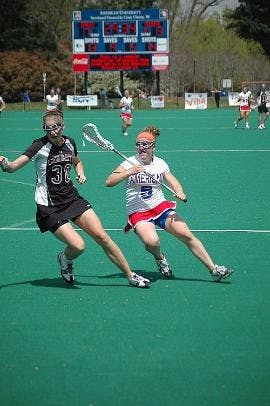 SHOOTING STRONG - Junior midfielder Leslie Fischer (above) and senior midfielder Brittany Finnegan (below) look to continue their hot play this season and lead the Eagles to the NCAA tournament. The Eagles will have the home-field advantage this weekend, 
