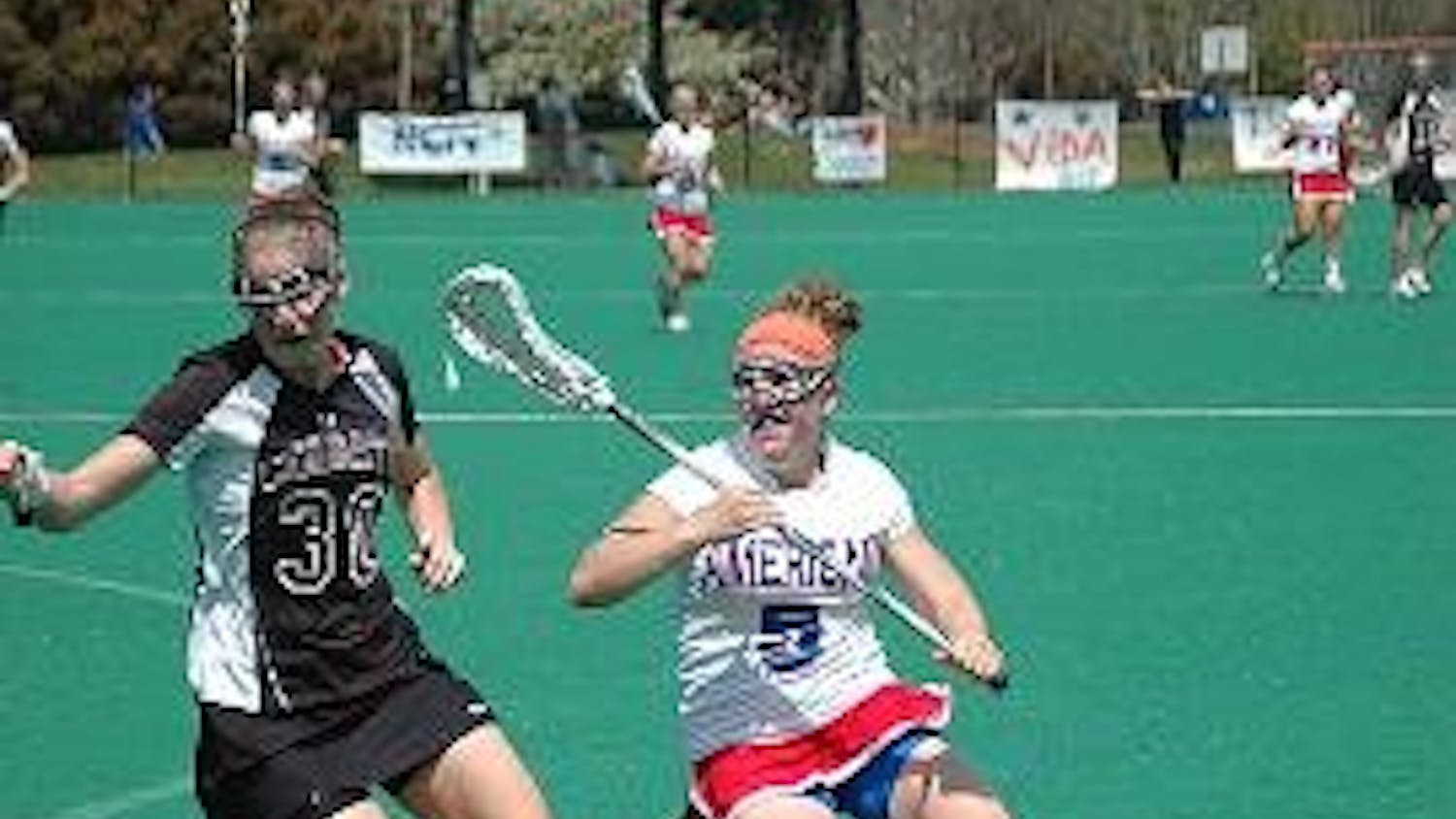 SHOOTING STRONG - Junior midfielder Leslie Fischer (above) and senior midfielder Brittany Finnegan (below) look to continue their hot play this season and lead the Eagles to the NCAA tournament. The Eagles will have the home-field advantage this weekend,