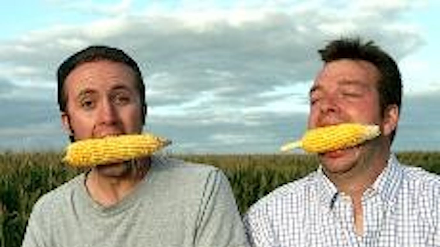 NOT SO CORNY - Best friends Ian Cheney, left, and Curt Ellis explored the production of corn in Greene, Iowa, in their film, "King Corn."