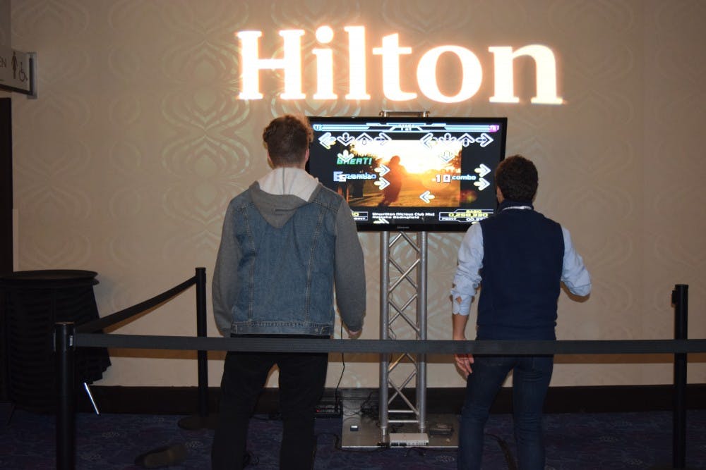Guests hang out at the exclusive Washington Hilton @PLAY event.&nbsp;