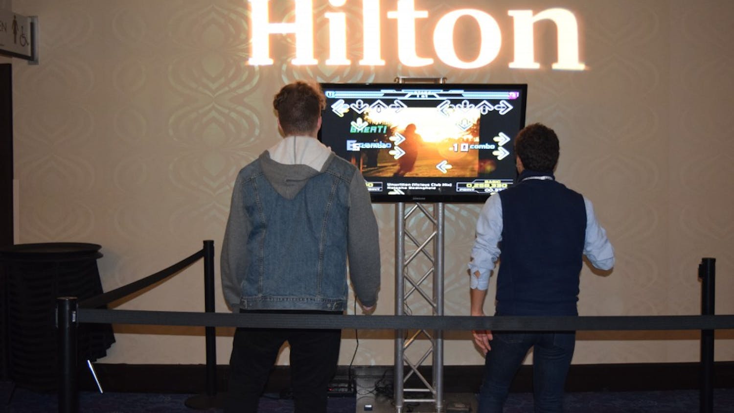 Guests hang out at the exclusive Washington Hilton @PLAY event.&nbsp;