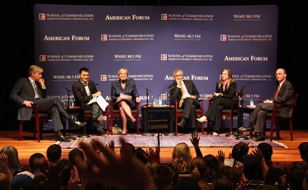 POWER OF YOUTH â€” Journalists such as David Gregory of NBCâ€™s Meet the Press and Jose Antonio Vargas of the Huffington Post discussed Obamaâ€™s current relationship with young voters Tuesday night. 