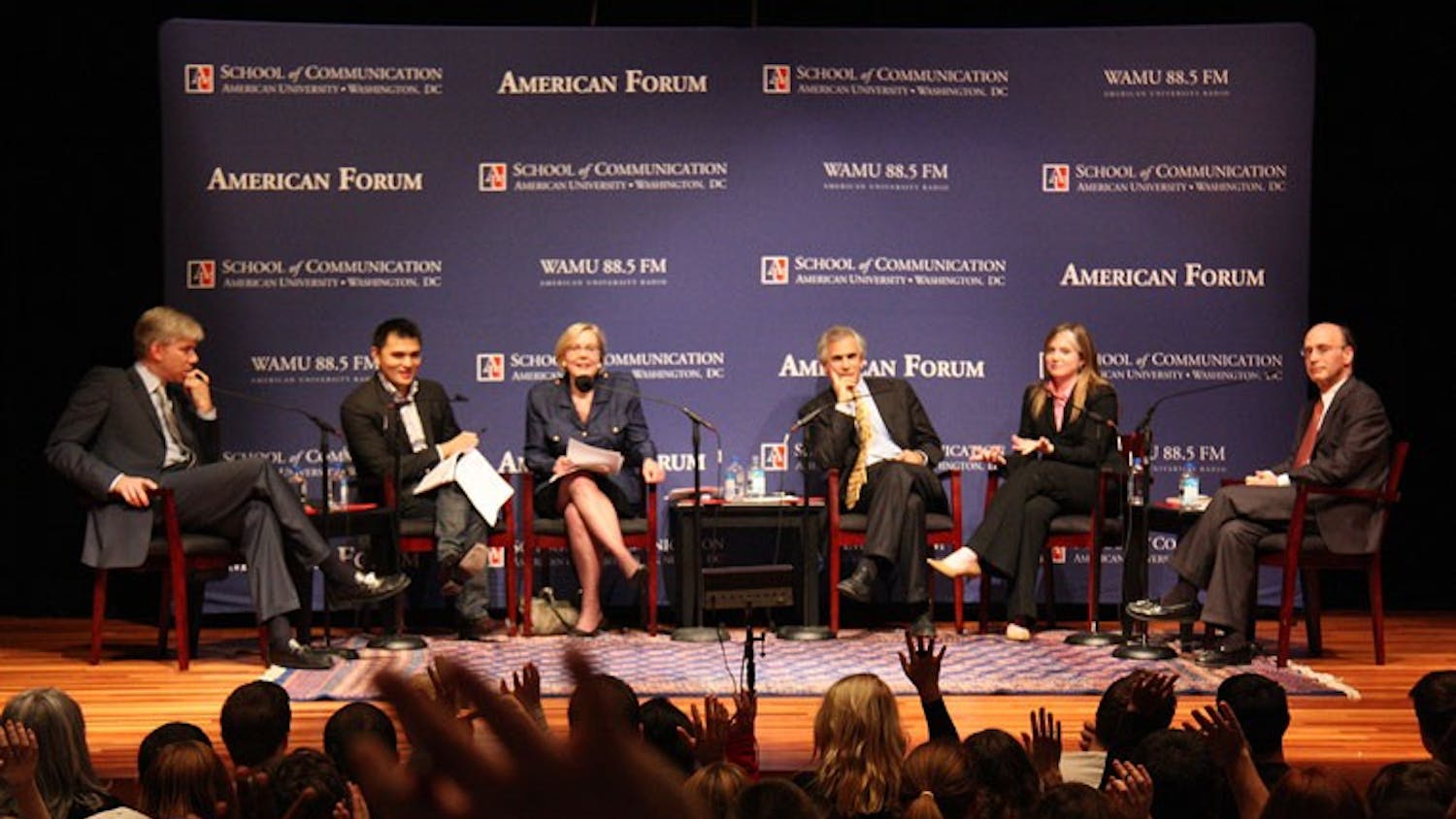 POWER OF YOUTH — Journalists such as David Gregory of NBC’s Meet the Press and Jose Antonio Vargas of the Huffington Post discussed Obama’s current relationship with young voters Tuesday night.
