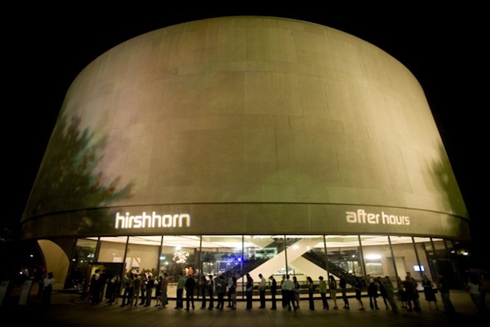 NIGHT AT THE MUSEUM â€” D.C.â€™s own Hirshhorn museum brought underground art to the mainstream this past Friday night with their event, Hirshhorn After Hours, which combined modern art with a party feel.