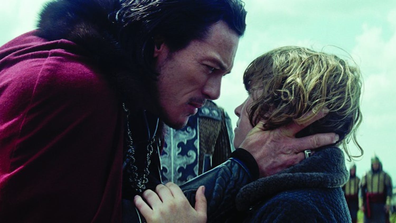 Vlad (LUKE EVANS) warns his son, Ingeras (ART PARKINSON), to run in ?Dracula Untold?, the origin story of the man who became Dracula.  Gary Shore directs and Michael De Luca produces the epic action-adventure.  