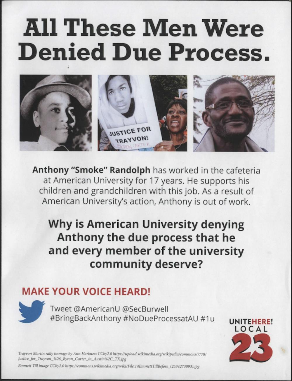 Aramark worker’s controversial removal from AU position sparks calls for reinstatement