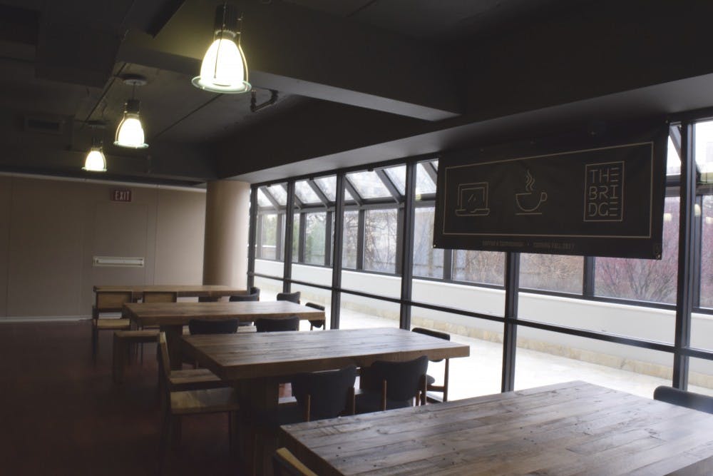 Bridge Cafe to open above Bender Arena