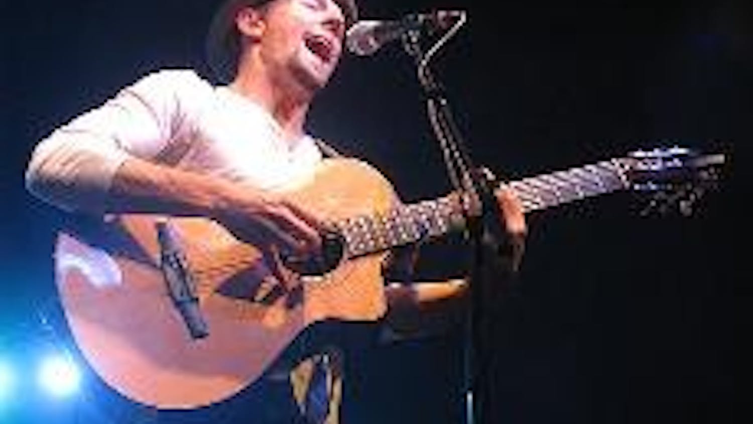HE'S YOURS - Singer-songwriter Jason Mraz played a pre-Valentine's Day concert for his Washingtonian college admirers at George Washington University Smith Center. Ben Folds also headlined, but drew on audience participation to play older tracks that cate