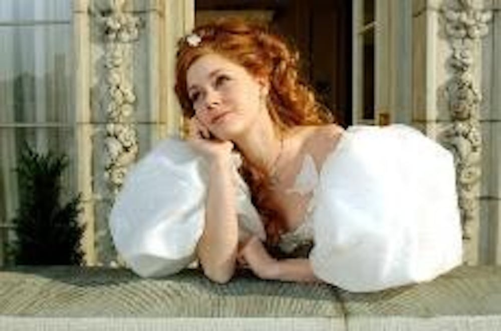 ONCE UPON A TIME - "Enchanted" incorporates many typical elements of a fairy tale, including a damsel in distress and a wicked stepmother. The film weaves animation and live action to help the story come alive, but its fantasy and pleasant singing may onl