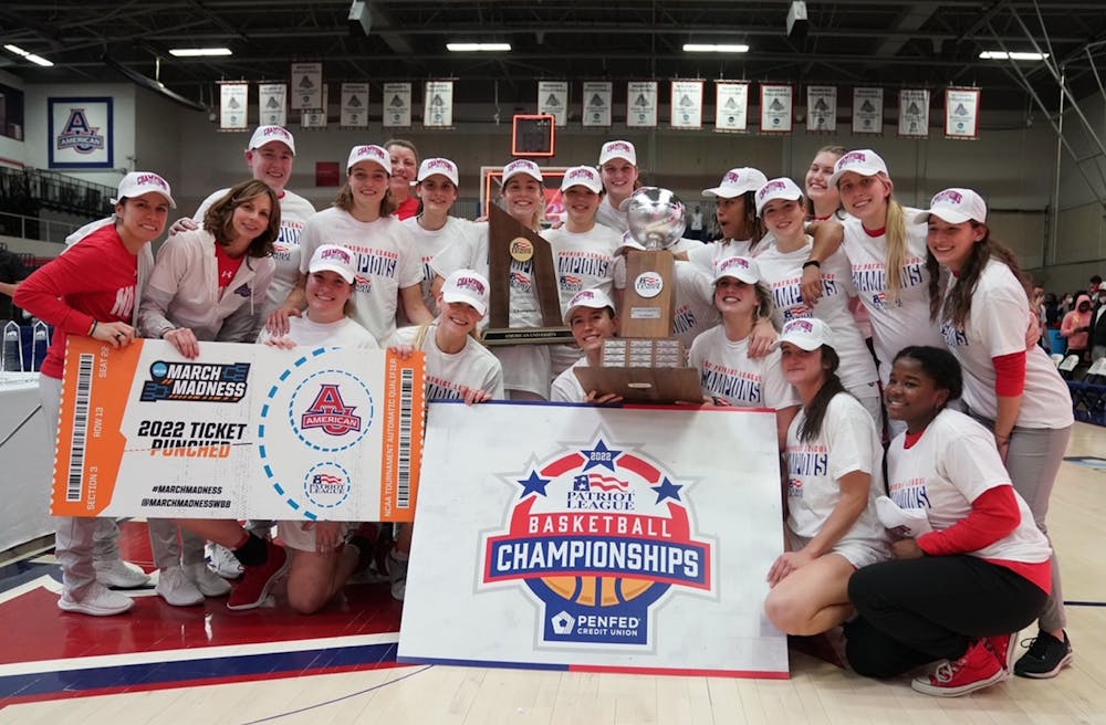 Tournament recap American University women's basketball wins Patriot