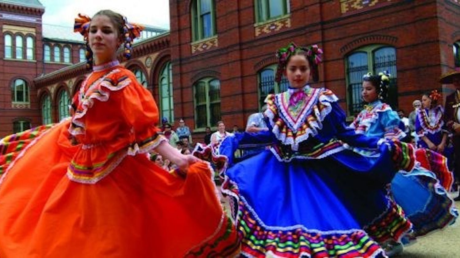 Dancers gather for the&nbsp;Hispanic Heritage Month Family Day, hosted by the Smithsonian National Portrait Gallery each year.