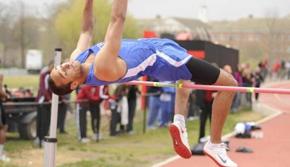 Zach Wright finished second in the high jump at the Navy Invitational last weekend. The AU track and field teams will next be in action March 31 for the Maryland Invite.