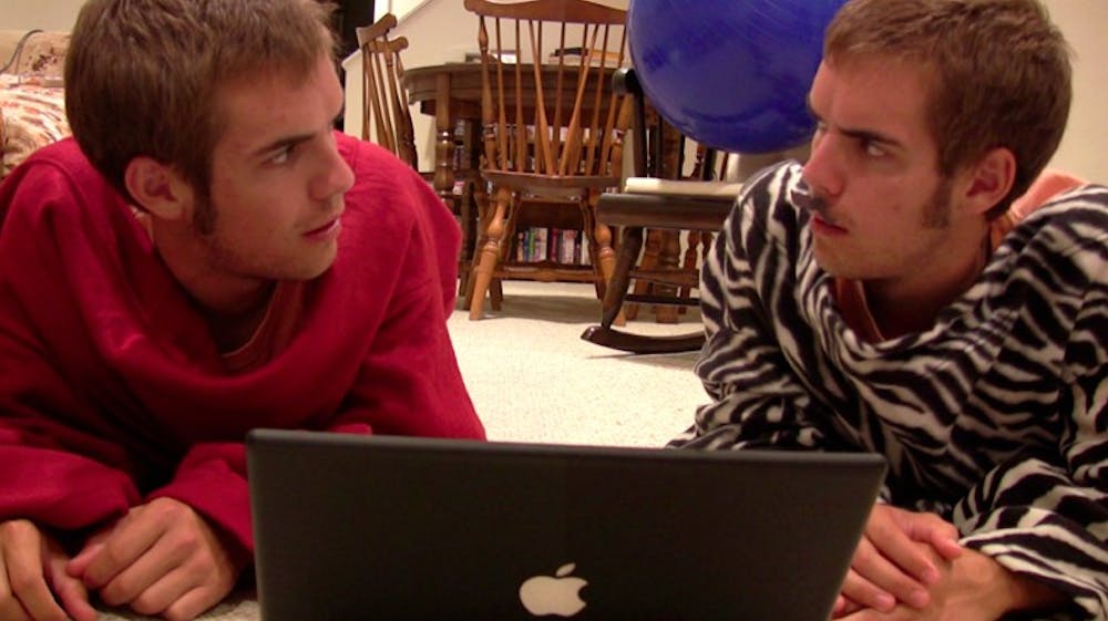 WTF? â€” Jack Douglass, a senior in the School of Communication, earns nearly $2,000 a month from his YouTube channel Jacksfilms. His biggest hit, â€œThe WTF Blanket,â€ has over 7 million views and is a parody of the now-infamous Snuggie. Here Douglass models two of his personal Snuggie collection.