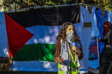 sukkah pic with flag