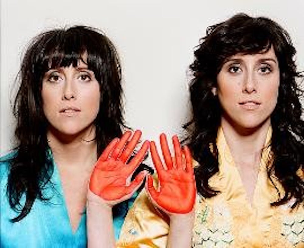 SEEING DOUBLE- The Watson Twins will play the 9:30 club on Thursday, Feb. 26, alongside Jones Street Station and Ben Kweller. The Twins' "Fire Songs" was recorded in Elliott Smith's old studio, warm analog complimenting their self-described "down-home" st
