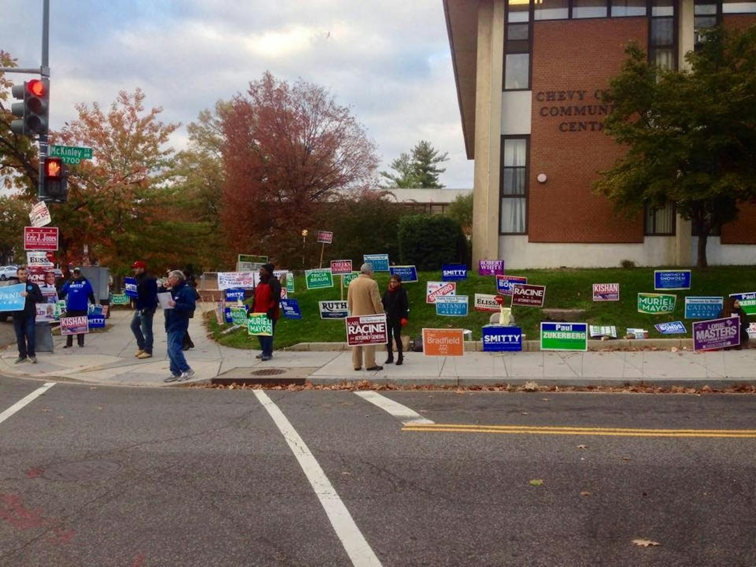 The Chevy Chase Community Center, where early voting ended November 1. City-wide, 25,300 people voted early, according to the D.C. Board of Elections