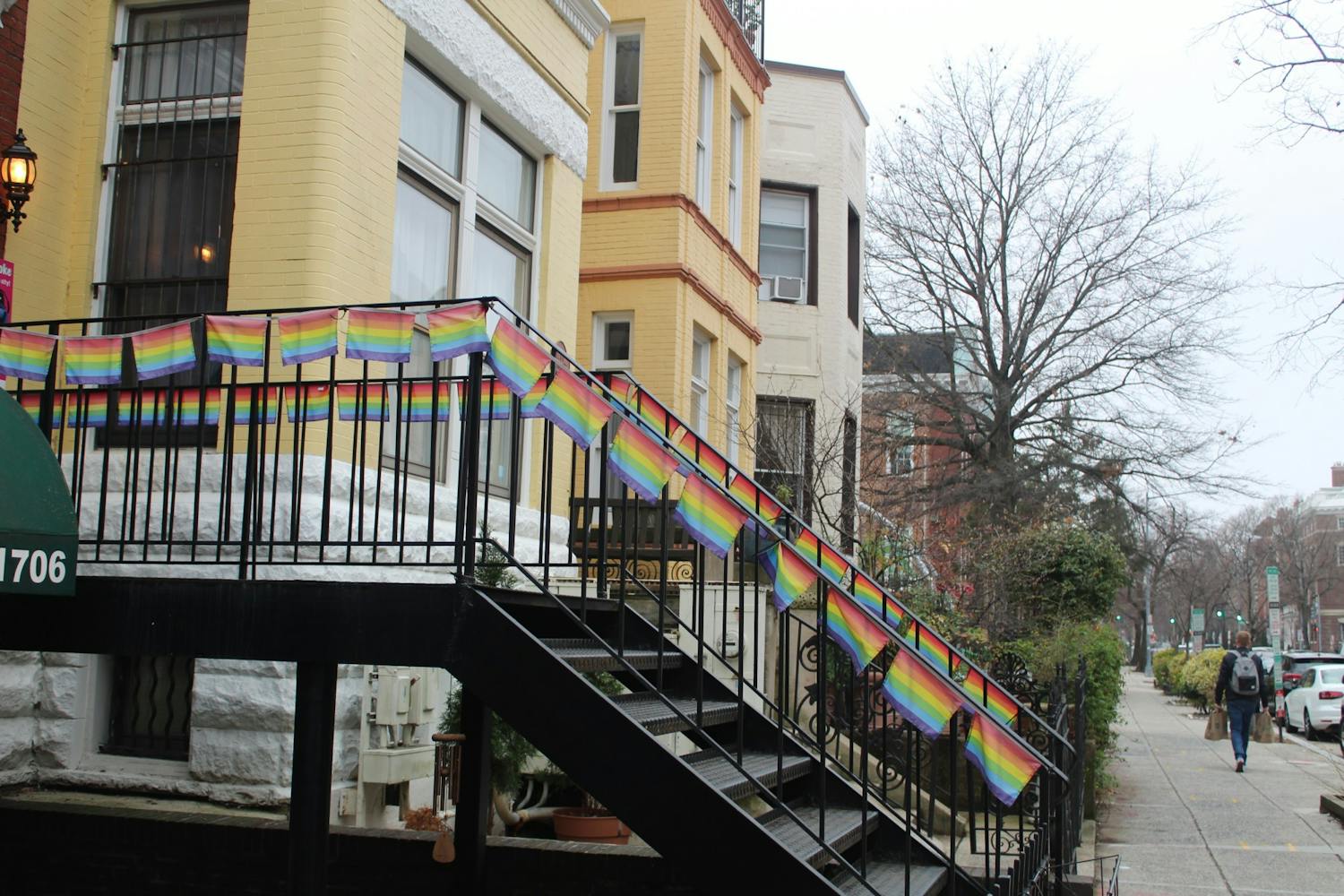 pride flags dupont circle LGBTQ