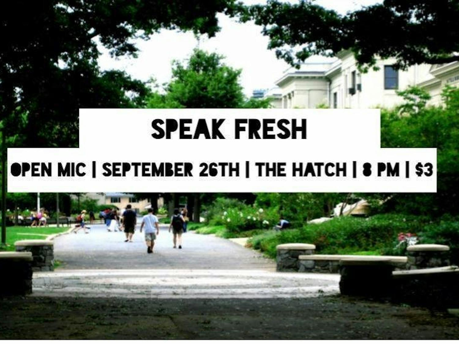 Check out how AU's spoken word club, Speak Fresh, performed at their first open mic event and a short interview&nbsp;from the club's president&nbsp;