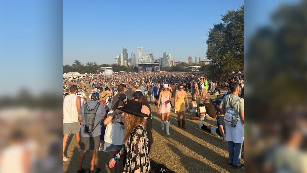 A crowd of people in Zilker Park for Austin City Limits. (Niall Rosenberg/Blaze Radio)