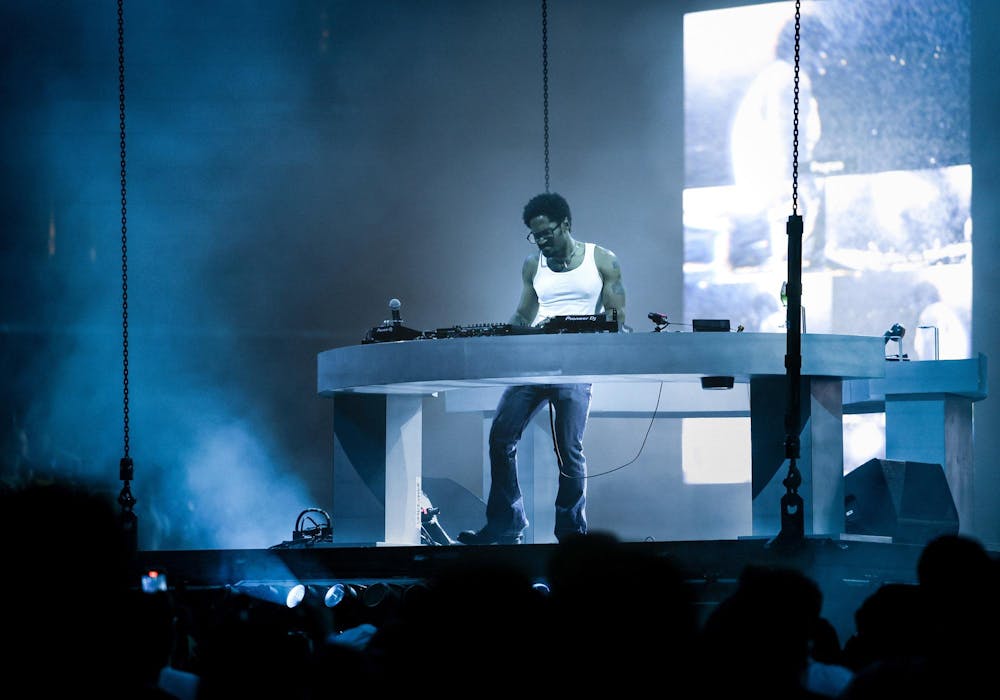 <p>Kaytranada performs at Mortgage Matchup Center on Friday, Oct. 30, 2025, in Phoenix.  (Photo by Adam Peters)</p>