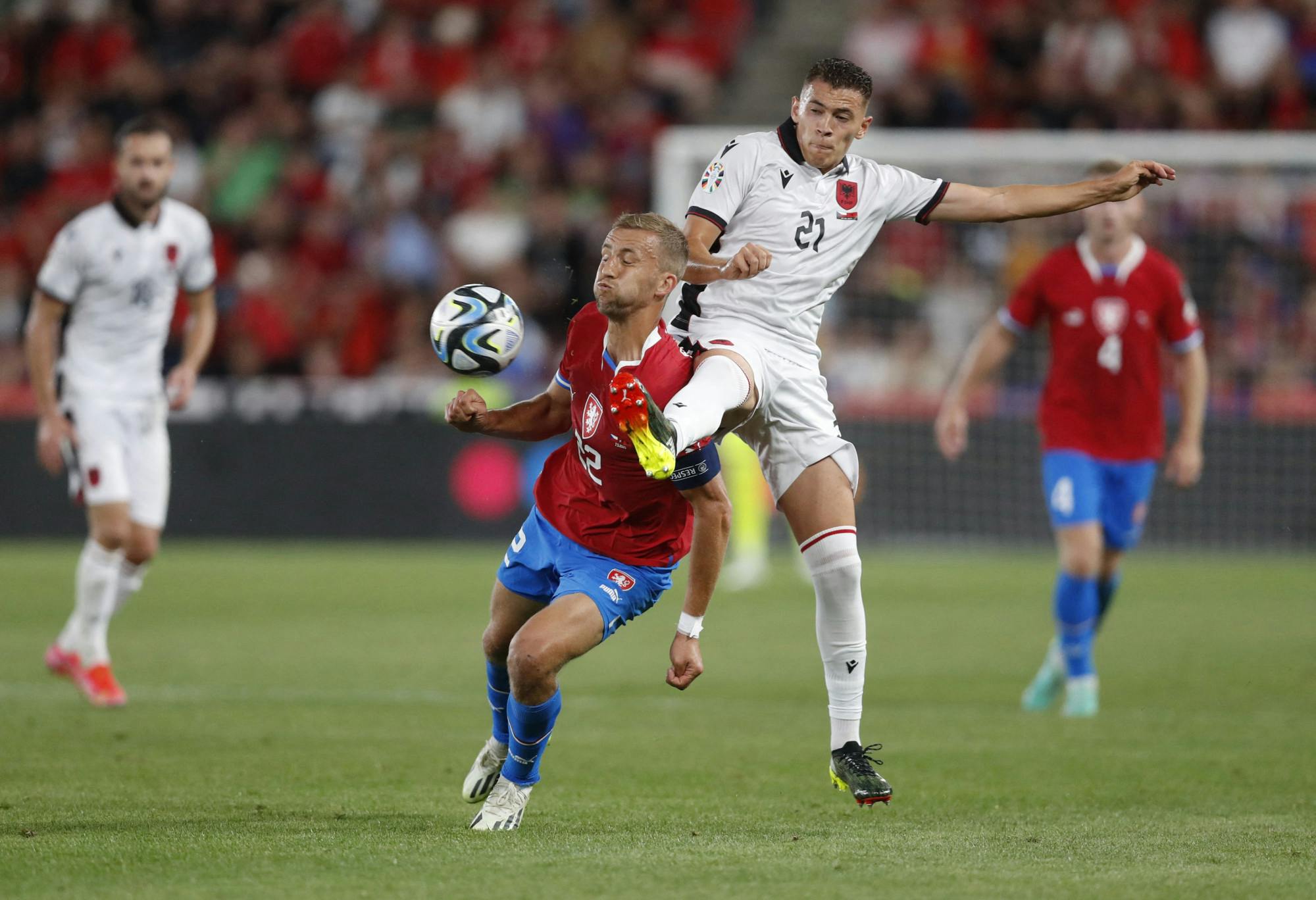 SOCCER-EURO-CZE-ALB-REPORT