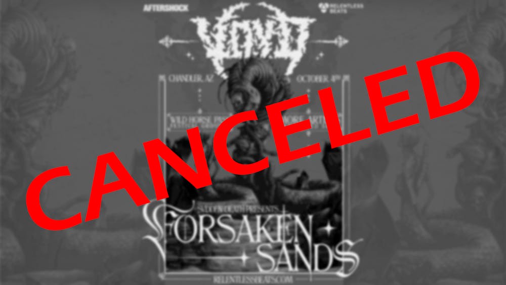 <p>Relentless Beats announced that Forsaken Sands, presented by VOYD/SVDDEN DEATH, will not proceed as planned four days before the event.</p>