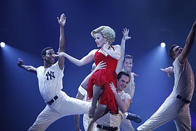 A scene from SMASH, a new show based on Marilyn Monroe. Photo from nbc.com/smash.