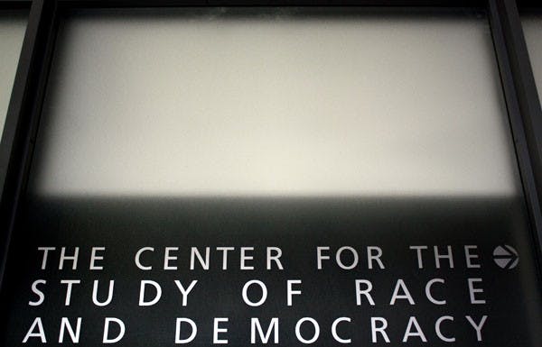 RACE AND AMERICA: Established to analyze race and social issues, the Center of Race and Democracy opened Monday with a ceremony that included a speech by Rep. Ed Pastor. (Photo by Katy Tipton)