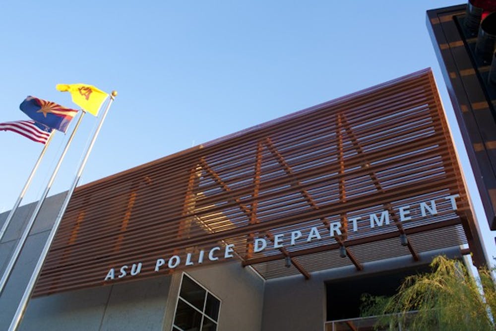 RUN THE NUMBERS: The ASU Police released their 2011 Campus Security Policy and Crime Statistics report. According to the report, the Tempe campus saw a rise in drug and liquor arrests. (Photo by Shawn Raymundo)