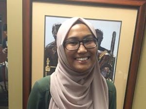 Malaysian international student Fasha Liyana Johari 