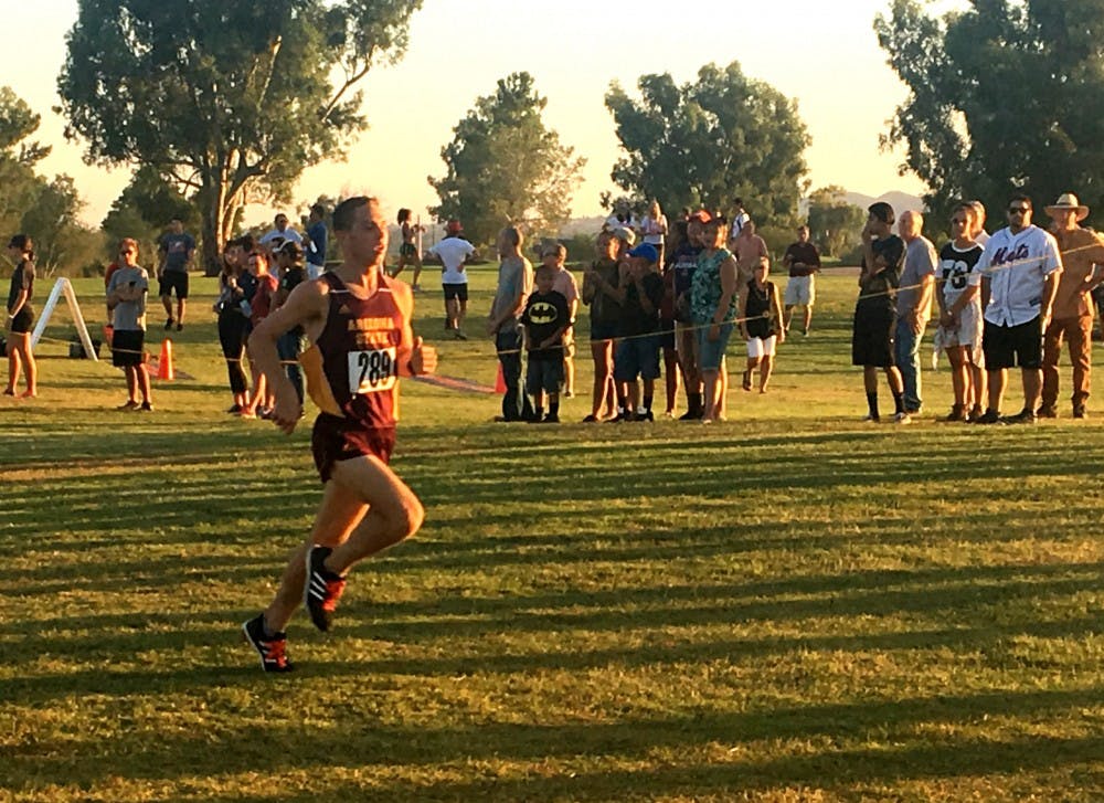 ASU redshirt senior C.J. Albertson runs during the ASU Invitational on Oct. 21, 2016 in Tempe, Arizona.