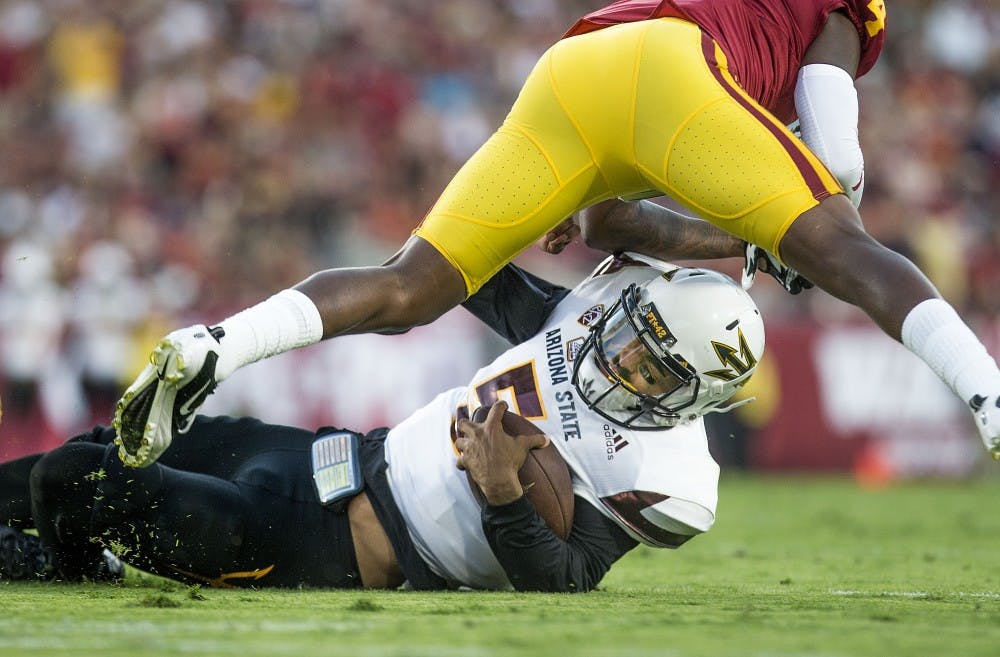 Photo Gallery: USC hammers ASU in Pac-12 road opener