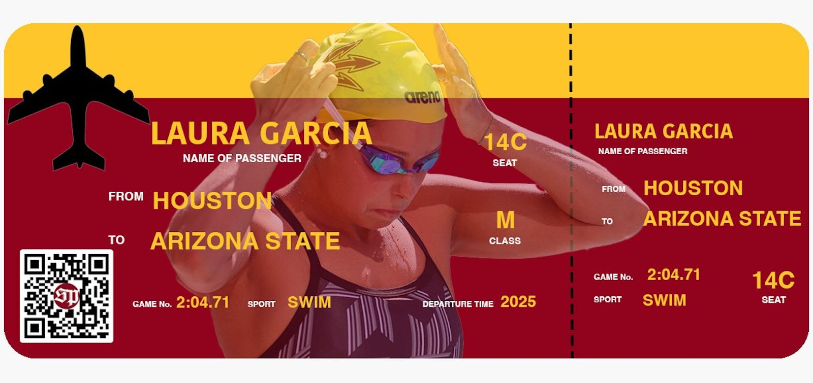 La transferencia de natación de la Universidad Estatal de Arizona, Laura García Marín, agrega otra nadadora experimentada al equipo