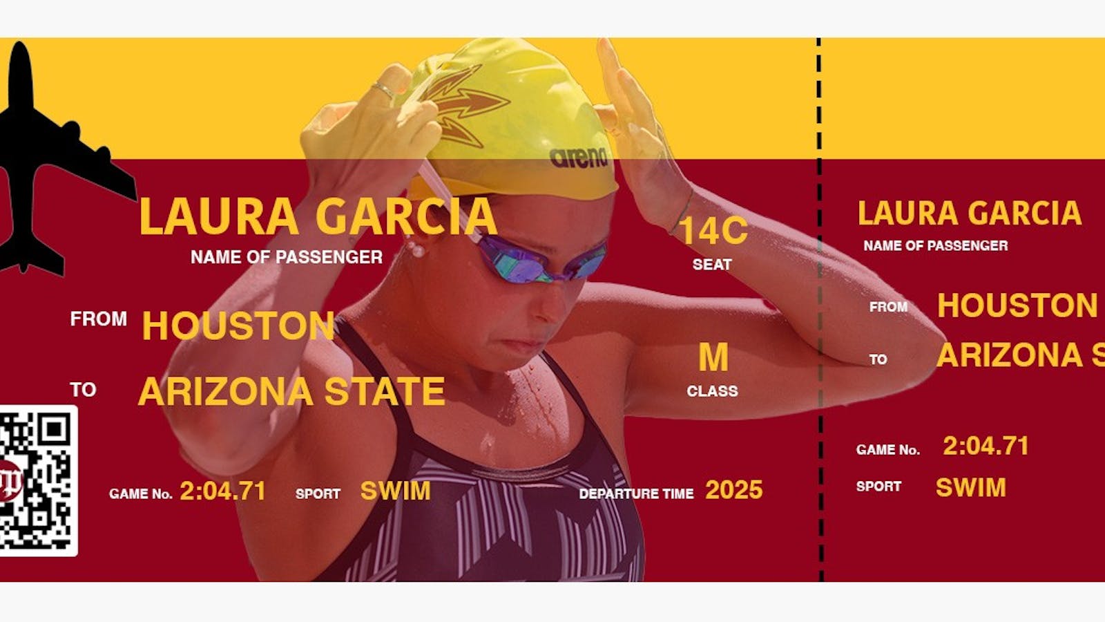 La transferencia de natación de la Universidad Estatal de Arizona, Laura García Marín, agrega otra nadadora experimentada al equipo