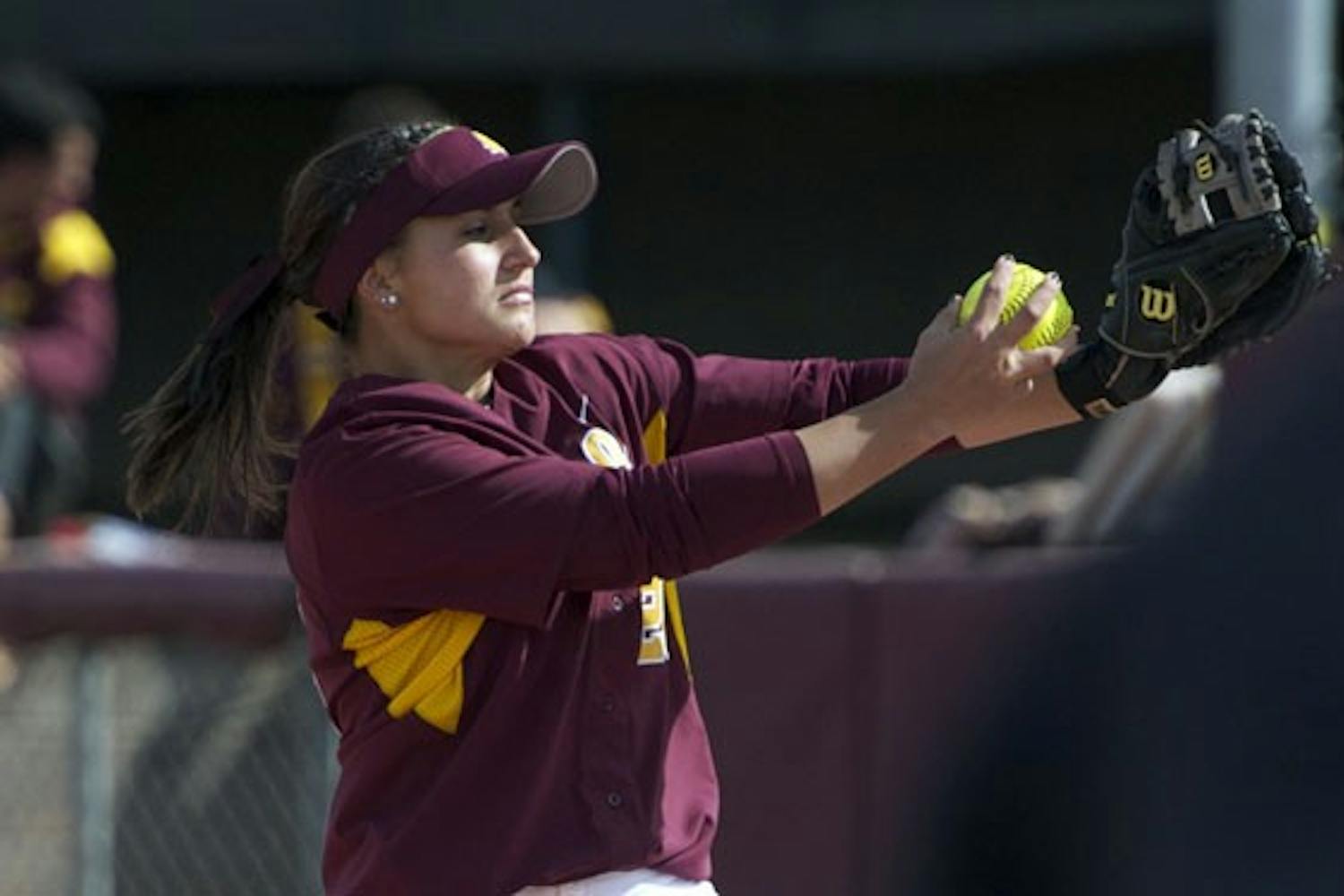 FIRST TIME FOR EVERYTHING: ASU freshman pitcher Sam Parlich threw a complete game in the Sun Devils’ 4-2 win at UCLA on Saturday. ASU swept the Bruins in a three-game series in Westwood for the first time in program history over the weekend. (Photo by Michael Arellano)