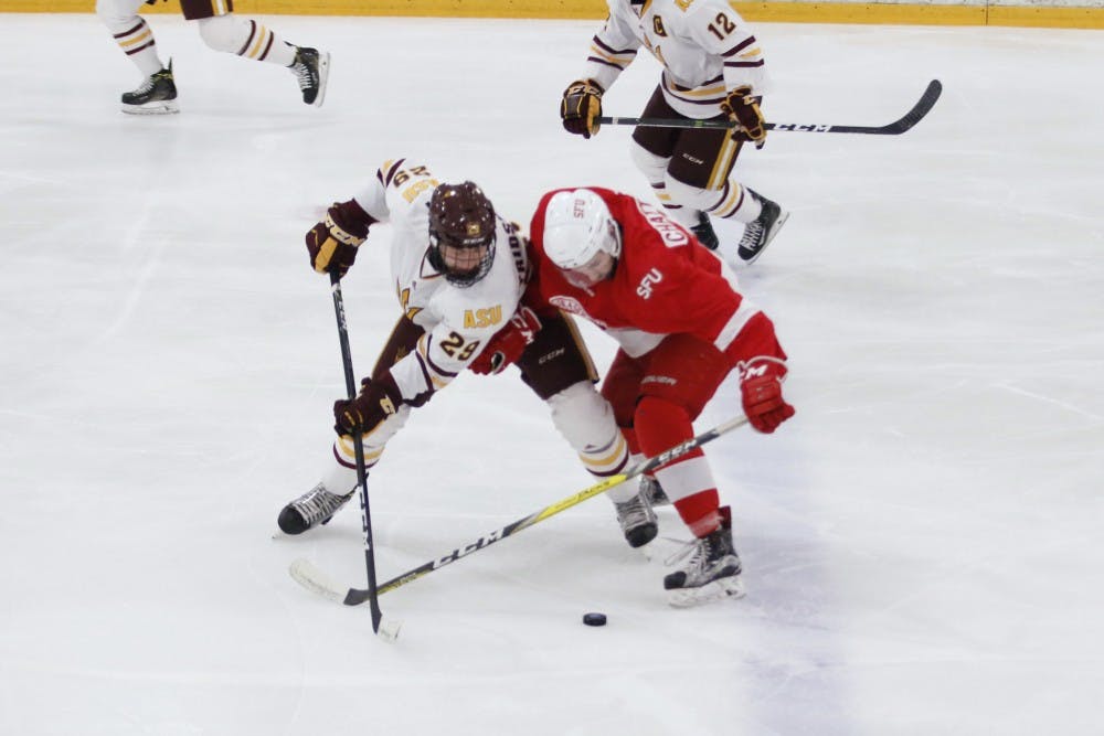 Sun Devils Sweep Simon Fraser Hockey With Win On Senior Night - The ...