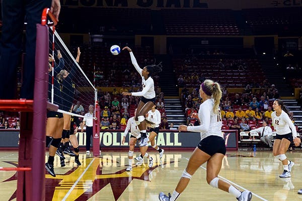 ASU Volleyball vs Iowa, Sept. 7th 2014