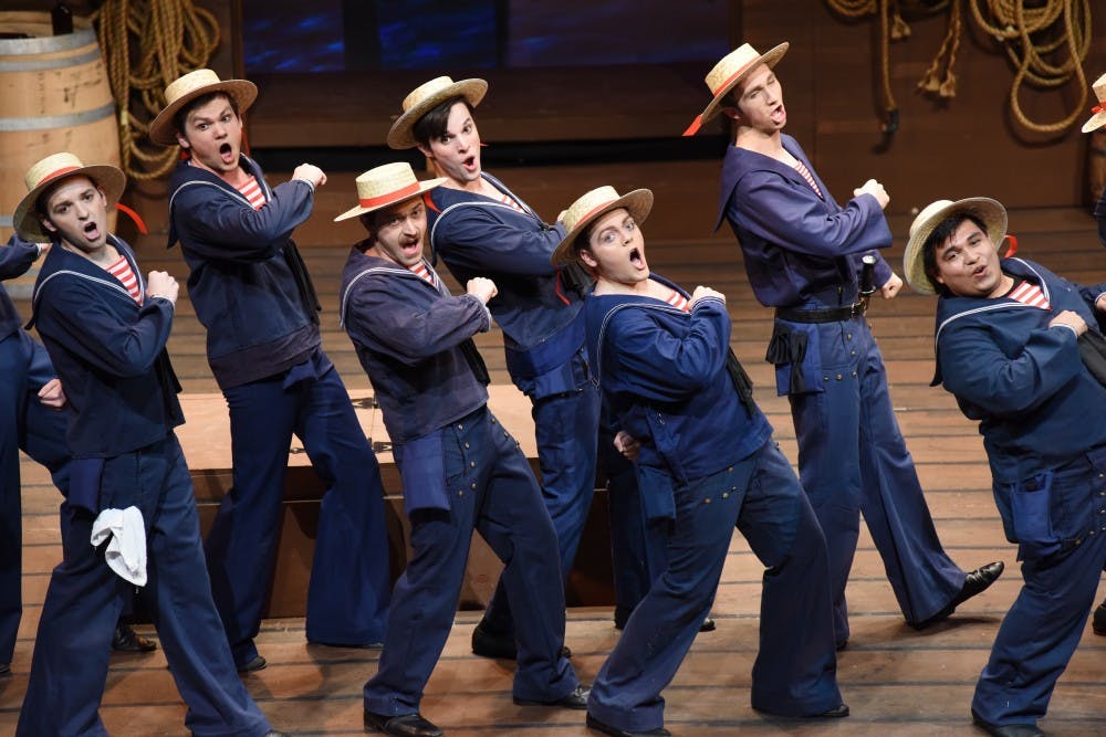 Students at ASU's School of Music perform at a&nbsp;dress rehearsal for Lyric Opera Theatre's production of "H.M.S Pinafore" on Sept. 27, 2016.&nbsp;