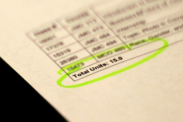 The Arizona Board of Regents meeting Feb. 16 included a discussion about changing the credit hour requirement for full-time students from 12 to 15 hours per semester. (Photo by Lisa Bartoli)