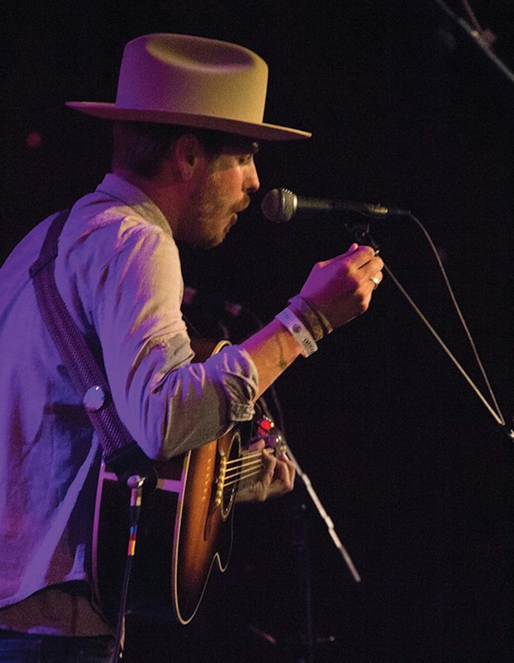 American Longspurs frontman, Zach Zimmerman, performs at an all-ages free show at Crescent Ballroom. Photo by Noemi Gonzalez