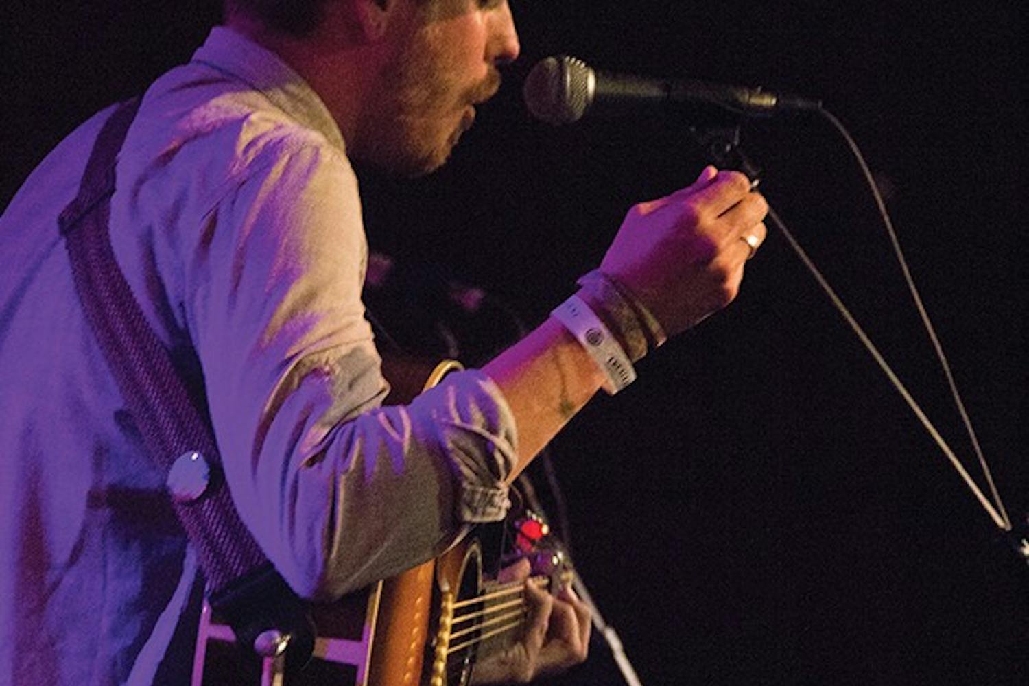 American Longspurs frontman, Zach Zimmerman, performs at an all-ages free show at Crescent Ballroom. Photo by Noemi Gonzalez