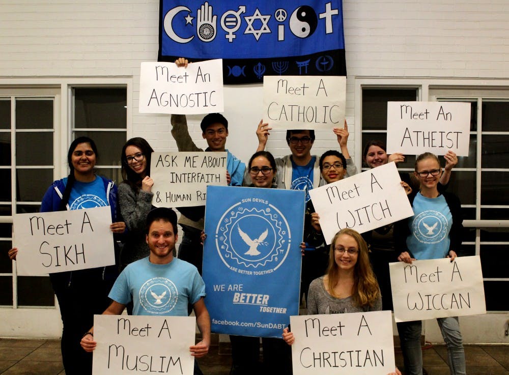 Members of&nbsp;the Sun Devils Are Better Together club pose for a picture.&nbsp;