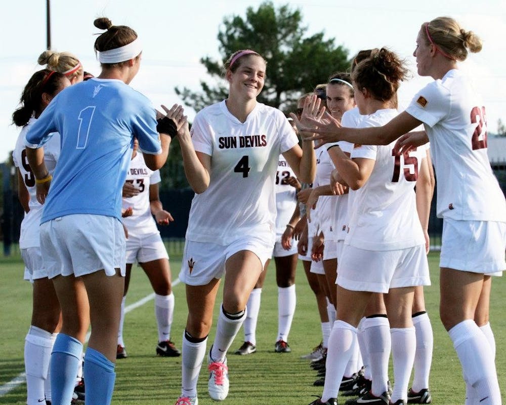 Marshall looks to be a driving force for the Devils. Photo courtesy of Sun Devil Soccer.