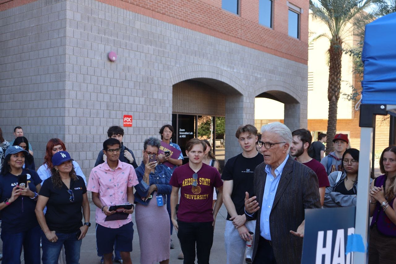 Gallery: Actor Ted Danson and Honorable Jennifer Granholm speak at Harris/Walz event