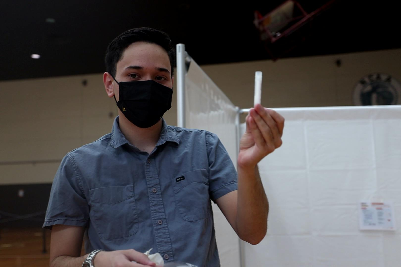 Saliva Test Video Thumbnail