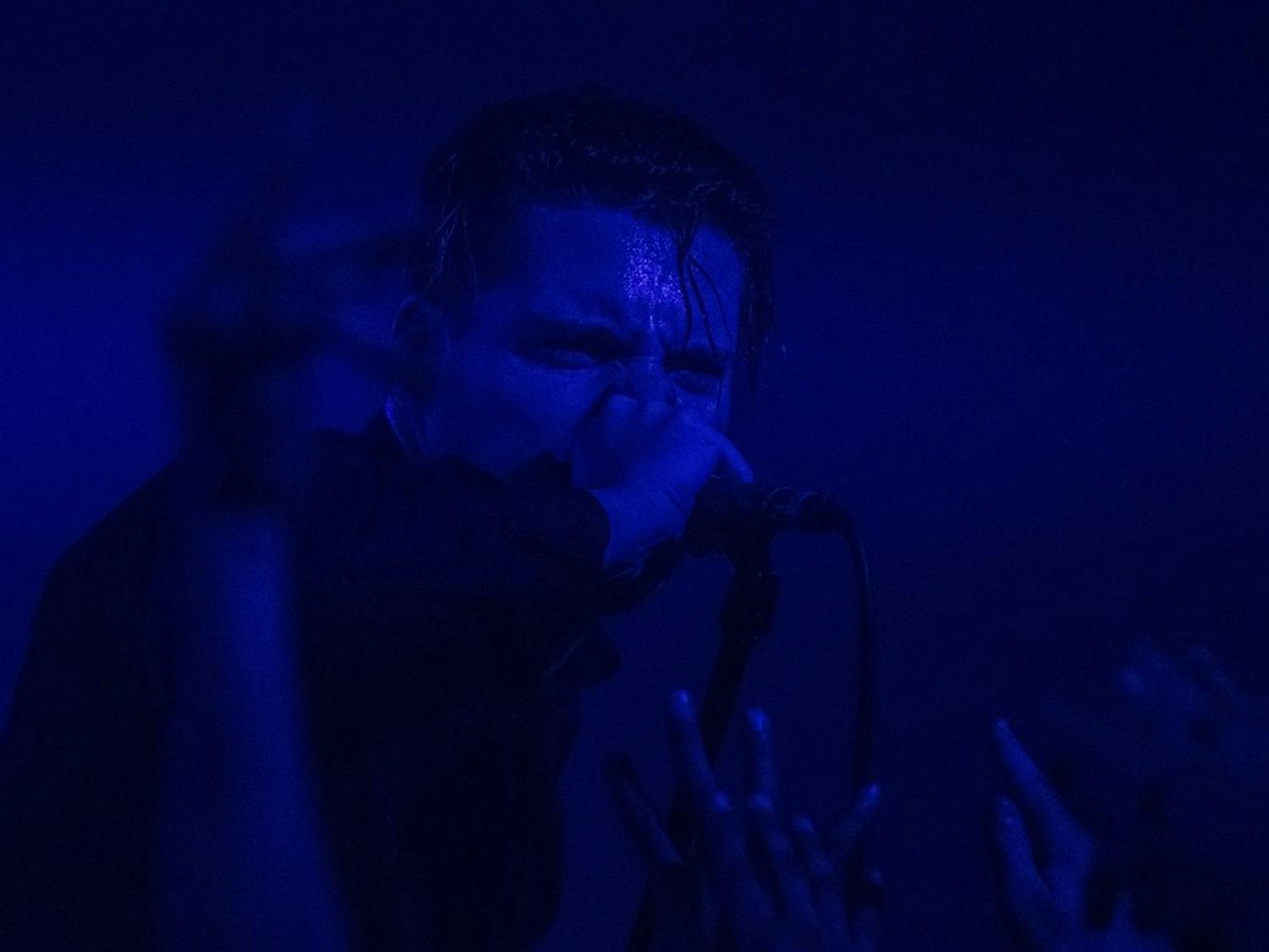 Deafheaven performs songs from their newest album 'New Bermuda' on Wednesday, Nov. 18, 2015, at Crescent Ballroom in Phoenix.