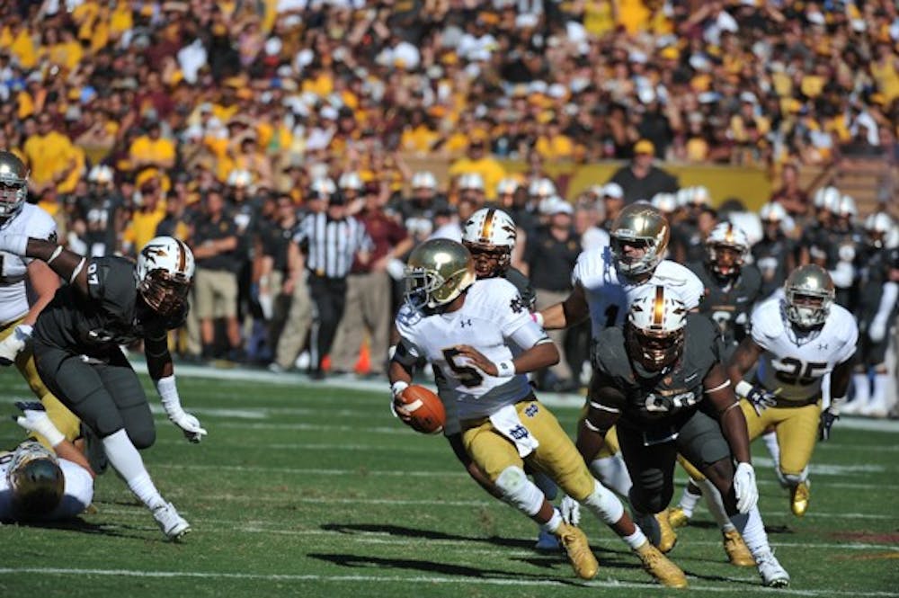 , Saturday, Nov. 8, 2014 at Sun Devil Stadium in Tempe. (Photo by Andrew Ybanez)