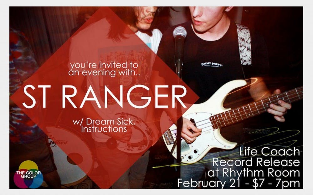 St Ranger's record release poster. Photo from their label, The Color Group.